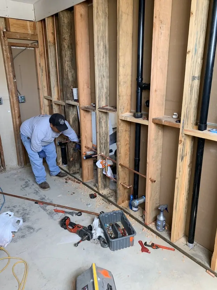 Commercial rough-in plumbing for Gas Line Repair in Princeton